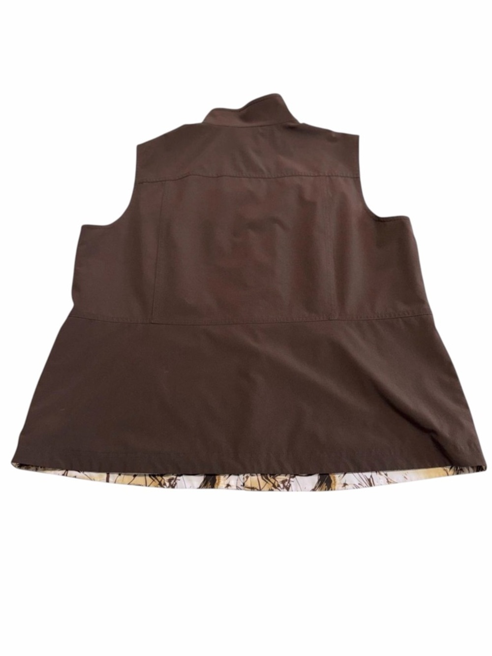 Zenergy by Chico’s Safari Animal Print Reversible Vest Women’s 3 (XL) Outdoor - Picture 6 of 8